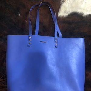 Purple tote bag